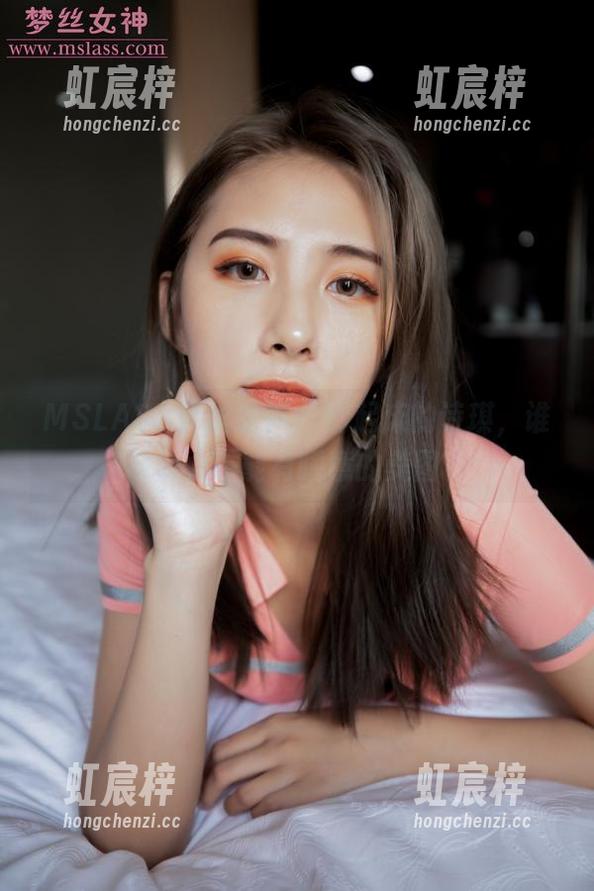 MSLASS梦丝女神 - 刚起床的诗琪，谁说仙女不能有睡意的美图？