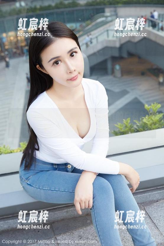 MiiTao蜜桃社 - 咕噜Sweet的白衬衫故事：私拍里的不羁旅行
