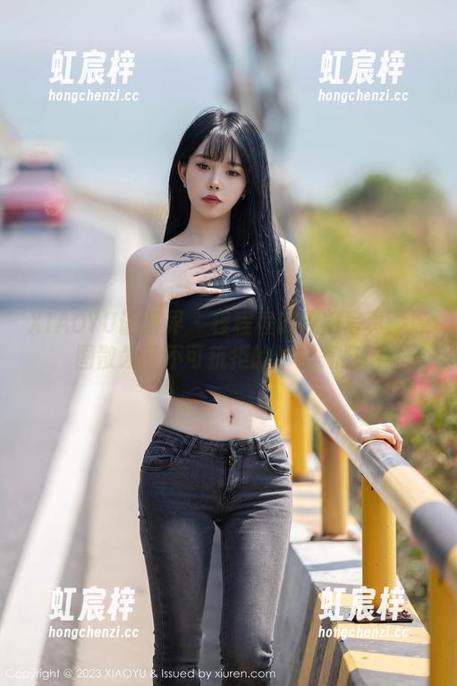 XIAOYU语画界 - 程程程的校服写真：原图散发着不可抗拒的学霸气息！