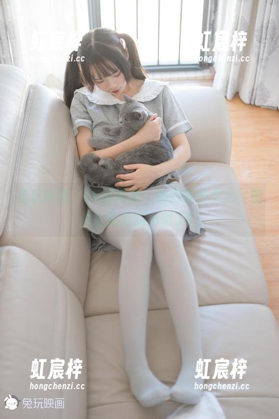 兔玩映画：JK裙写真，绝对的少女心，图片让你爱的不得了！