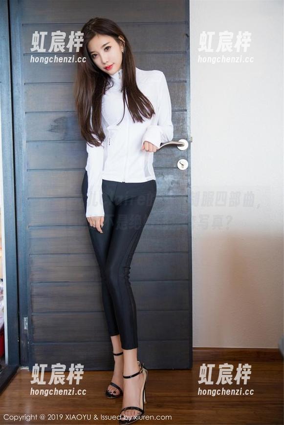 语画界 - 允儿Claire的黑丝制服四部曲，谁敢说这不是绝妙的全套写真？